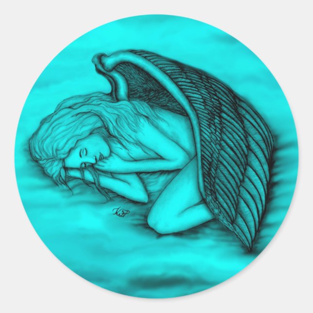 Adesivo Um Anjo Dormindo (Frente)