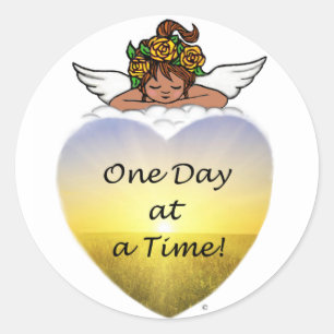 Adesivo Um anjo étnico do dia