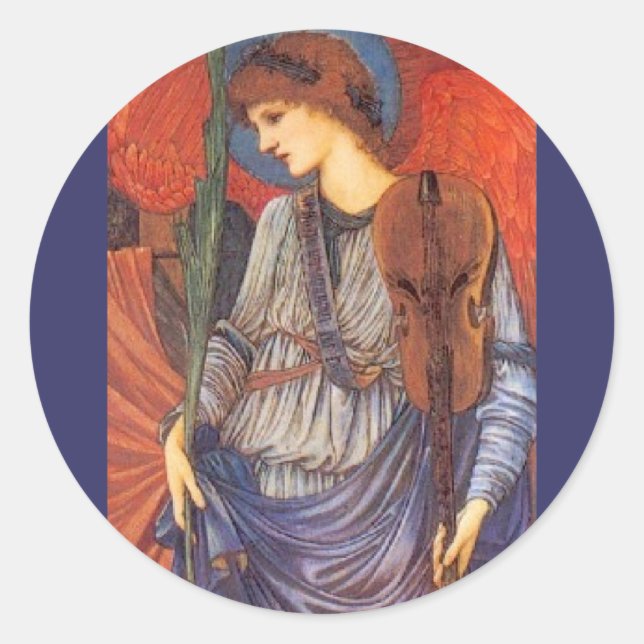 Adesivo Um Anjo Musical (Frente)