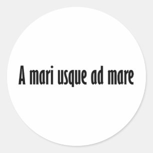Adesivo um anúncio usco mari