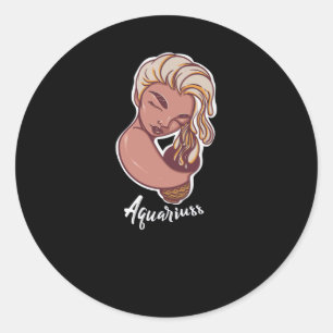 Adesivo Um Aquário de Teste de Sinal Zodíaco