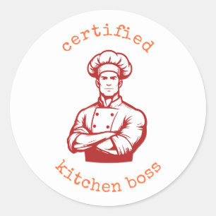 Adesivo Um arrojado chef de estilo de história em quadrinh