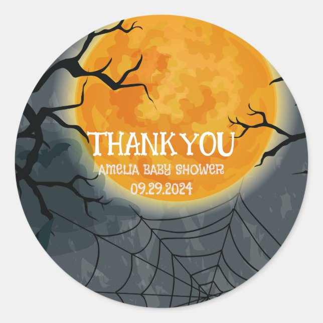 Adesivo Um bebê está a preparar chá de fraldas de hallowee (Frente)