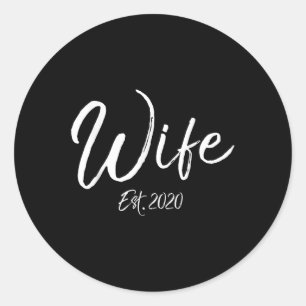Adesivo Um belo presente para a nova esposa da esposa dive