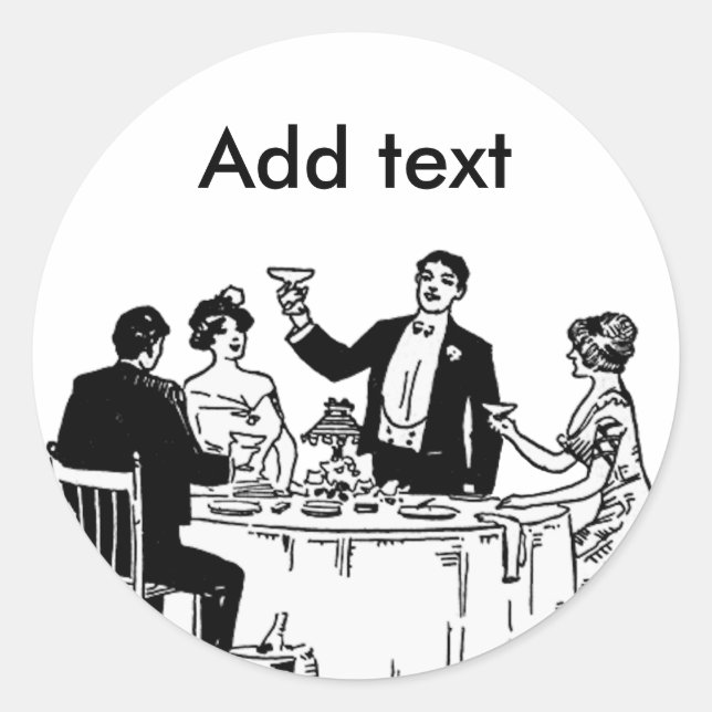 Adesivo Um brinde (Frente)