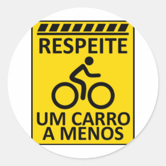 Adesivo Um carro a menos