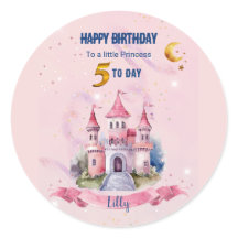Um cartão de aniversário de fantasia fofo