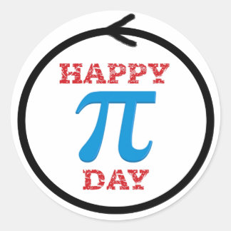 Adesivo Um círculo perfeito de Pi Day
