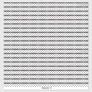 Adesivo Um close de um gato branco e laranja fofo deitado