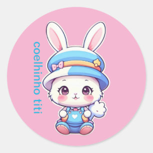 Adesivo Um coelho de desenho animado