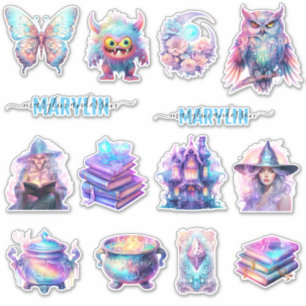 ADESIVO UM CONJUNTO DE PACOTES EXCLUSIVOS GOULISH DE NOME 