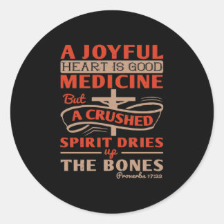 Adesivo Um Coração Alegre É Um Bom Medicamento