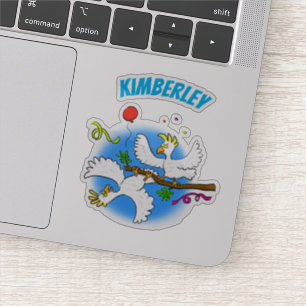 Adesivo Um desenho animado de festas de coquetéis engraç