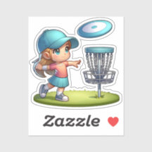 Um desenho animado de golfe para garotinha