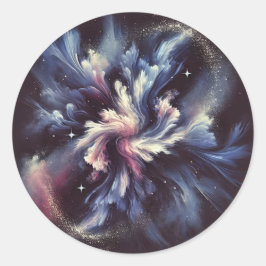 Adesivo Um design de abstrato-galáxia captando o mistério 