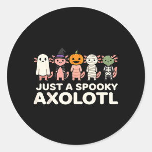 Adesivo Um Design de Desenho Animado de Fantasia de Axolot