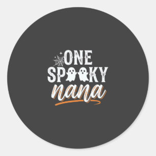 Adesivo Um Design de Fantasma de Halloween da Nana Assusta
