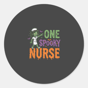 Adesivo Um Design de Halloween de Enfermeira Assustadora (