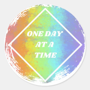 Adesivo Um Dia De Cada Vez - NA, Narcóticos Anônimos