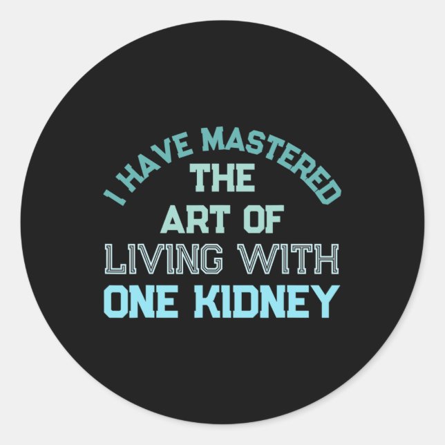 Adesivo Um Doador de Órgios Renal Transplante Diálise Rim (Frente)