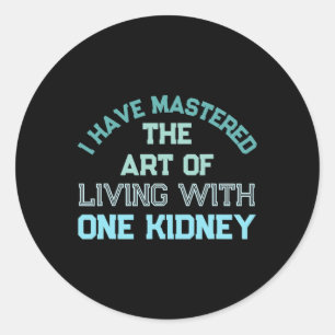 Adesivo Um Doador de Órgios Renal Transplante Diálise Rim