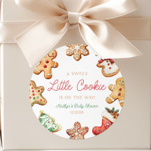 Um Doce Biscoito Chá de Bebê de Pão de Mel