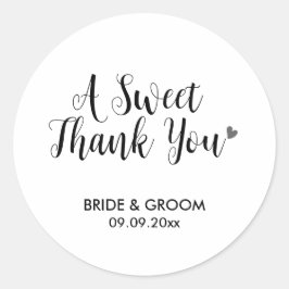 Adesivo Um doce favor de agradecimento, mimo, presente