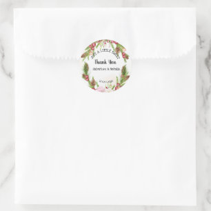 Adesivo Um doce favor de casamento de Natal