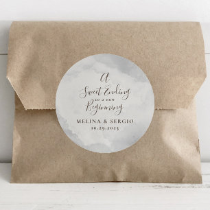 Adesivo Um doce fim para um novo Clássico de Casamento Ini