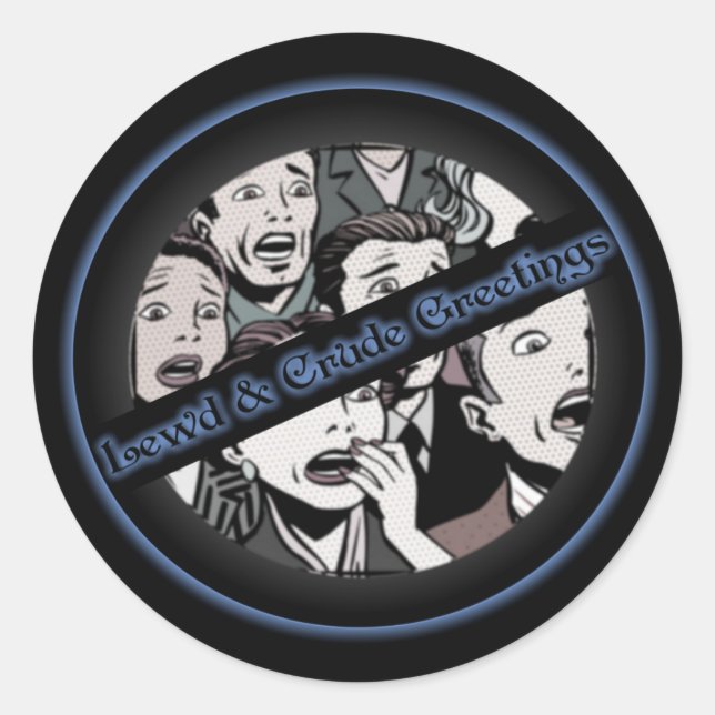Adesivo Um dos nossos novos logotipos (Frente)