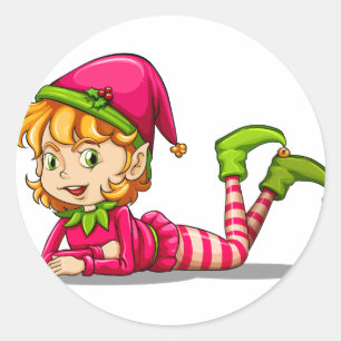 Adesivo Um duende brincalhão bonito