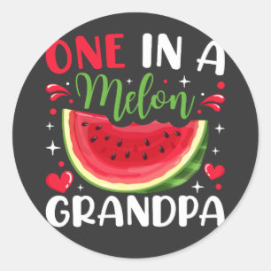Adesivo Um em uma Festa Melon Vovô B-Day