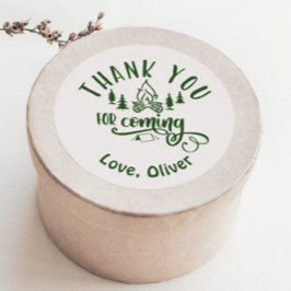 Adesivo Um Feliz Aniversário de Camper Obrigado