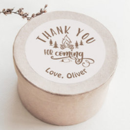 Adesivo Um Feliz Aniversário de Camper Obrigado