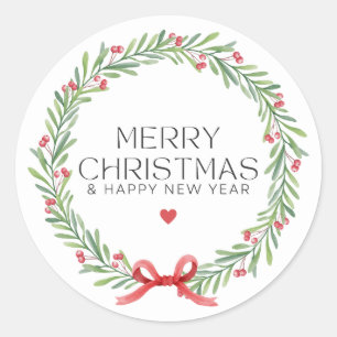 Adesivo Um Feliz Natal e Feliz ano novo
