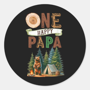 Adesivo Um Feliz Papai Campista Primeiro Aniversário Urso