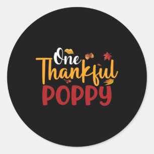 Adesivo Um Feliz Pappy Engraçado Dia de Ação de Graças out