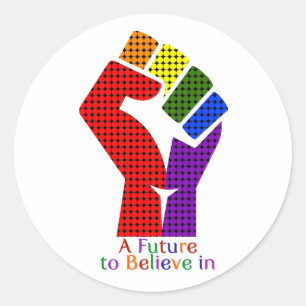 Adesivo Um futuro a acreditar em LGBT