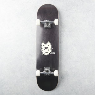 Adesivo Um Gato De Cartoon Engraçado Que Não Está Imprimid