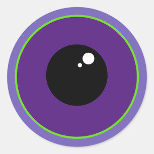 Adesivo Um Grande Roxo De Olho