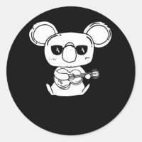 Um Instrumento Ukulele De Quatro Cordas Com Koala