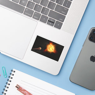 Adesivo Um Jovem Anão Vermelho