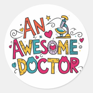 Adesivo Um médico incrível 