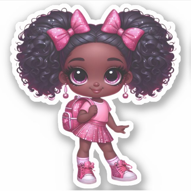 Adesivo Um Membro Da Equipe De Saúde - Rosa (Frente)