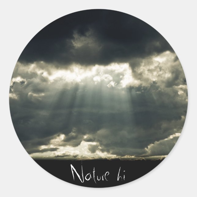 Adesivo um momento criado (Frente)