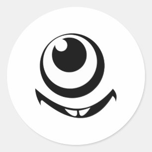 Adesivo Um Monstro Olho Figurino Fácil Ideias Figurino Hal
