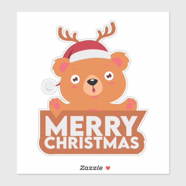 Adesivo Um Natal Muito Feliz (Folha)