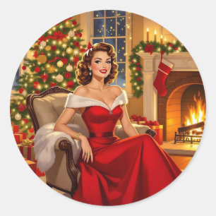 Adesivo Um Natal Vintage Doce