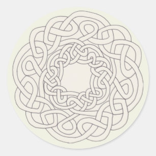 Adesivo um nó do céltico da fita