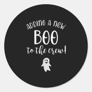 Adesivo Um Novo Boo Para A Gravidez Do Halloween